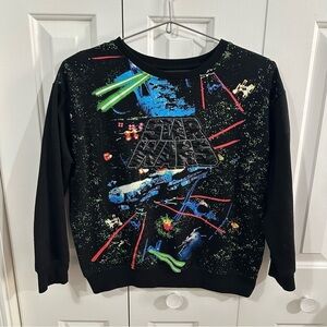Star Wars Black Crewneck Medium